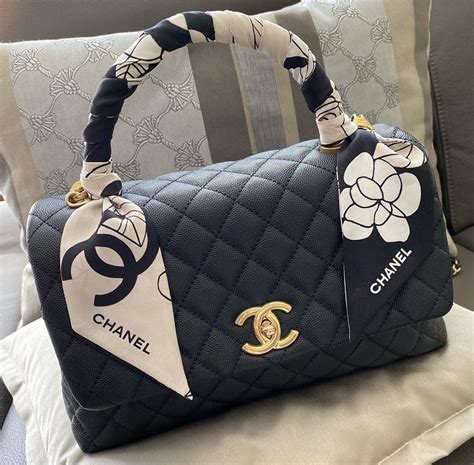 chanel mini coco 20cm 2018|Chanel coco top handle small.